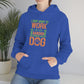 I Just Want To Work In My Garden and Hang Out With My Dog- Unisex Heavy Blend™ Hooded Sweatshirt