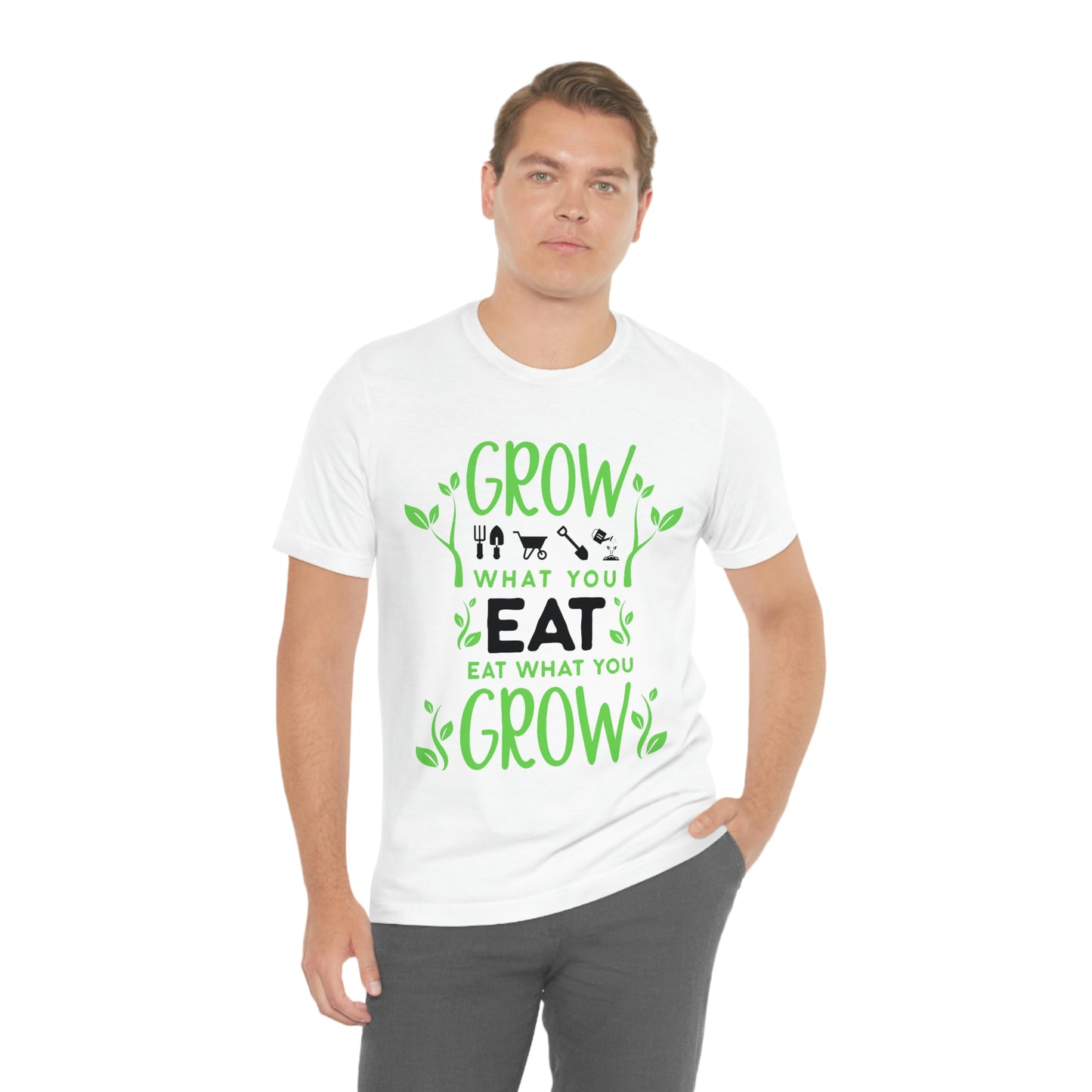 Grow Eat Grow - Unisex Jersey Short Sleeve Tee
