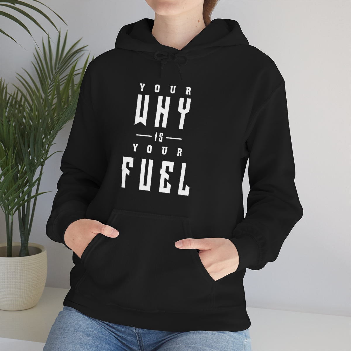 Your Why is Your Fuel - Unisex Heavy Blend™ Hooded Sweatshirt
