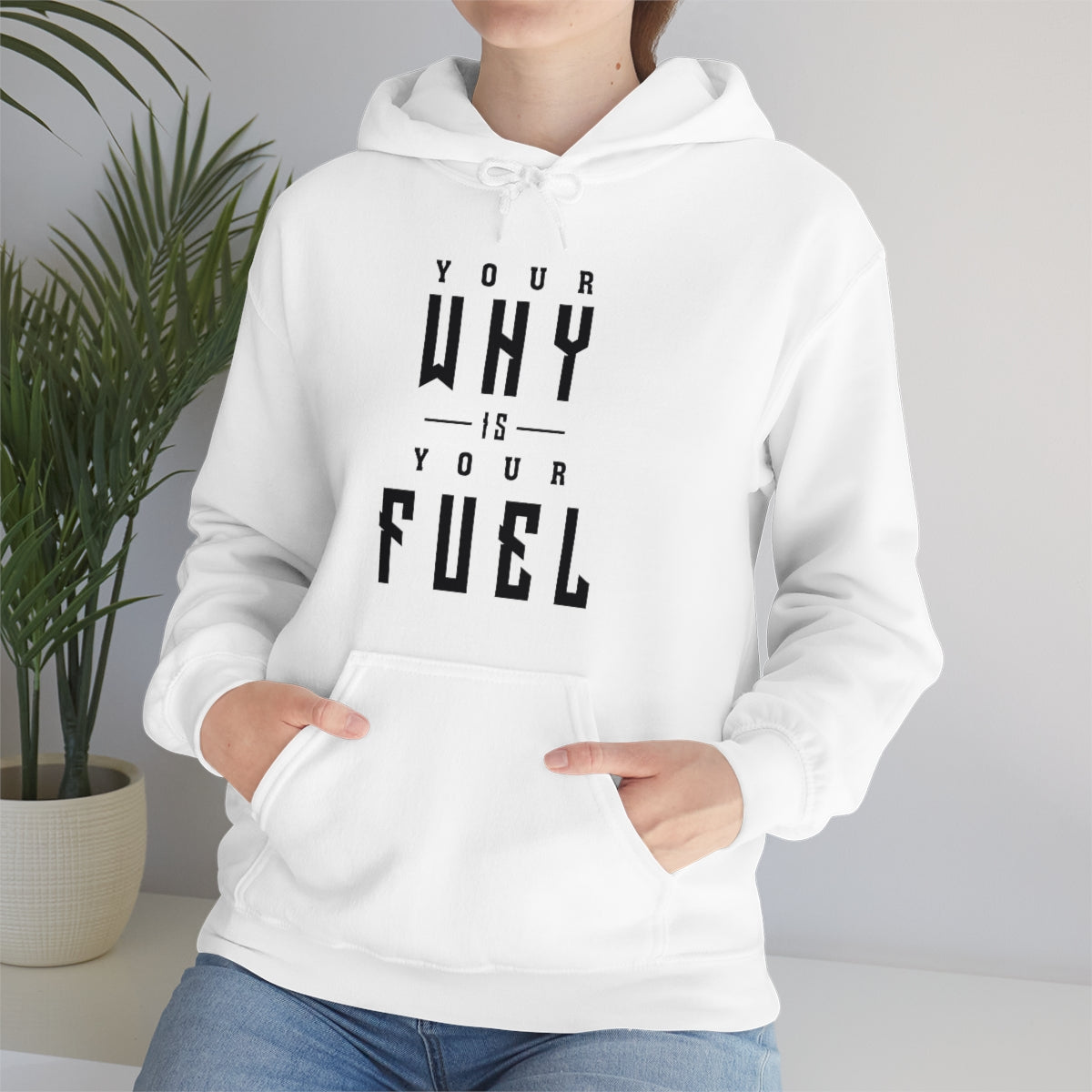 Your Why is Your Fuel - Unisex Heavy Blend™ Hooded Sweatshirt