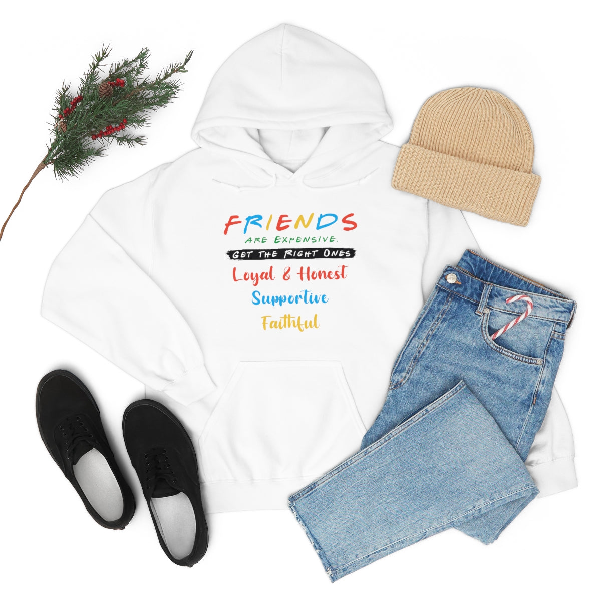 Friends, Get the Right Ones - Unisex Heavy Blend™ Hooded Sweatshirt