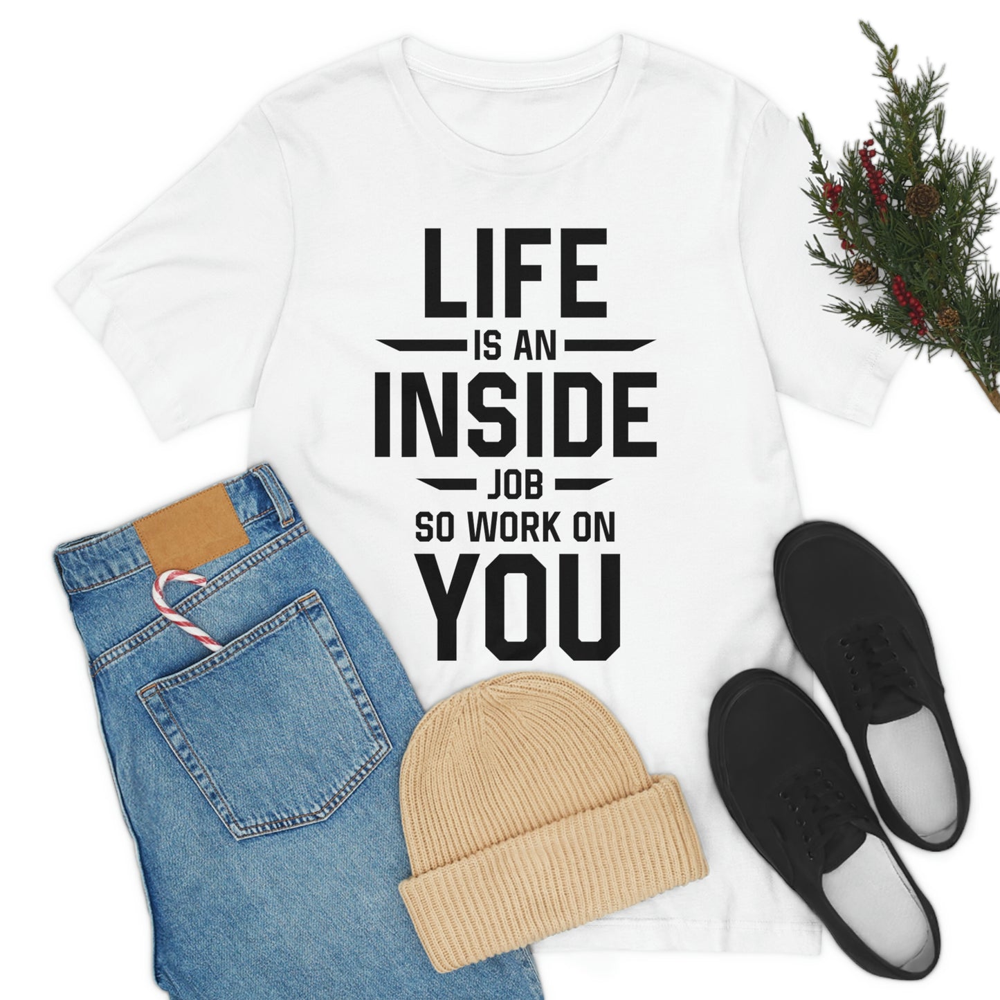 Life is an Inside Job - Unisex Jersey Short Sleeve Tee