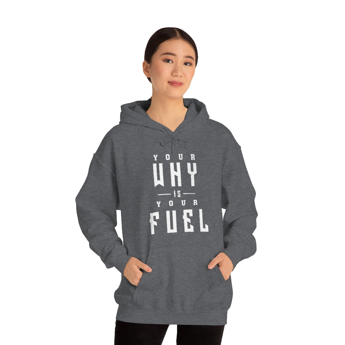 Your Why is Your Fuel - Unisex Heavy Blend™ Hooded Sweatshirt