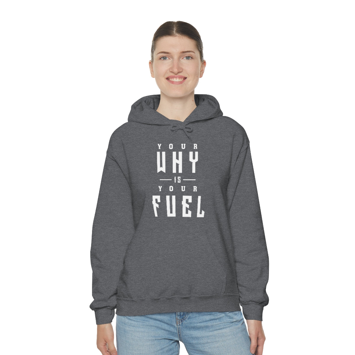 Your Why is Your Fuel - Unisex Heavy Blend™ Hooded Sweatshirt