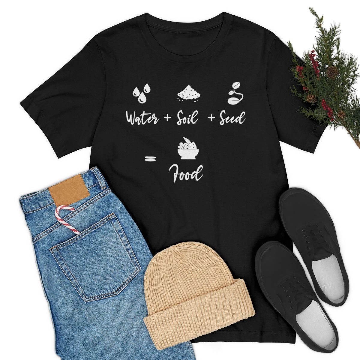 Water Soil Seed Food - Unisex T-Shirt