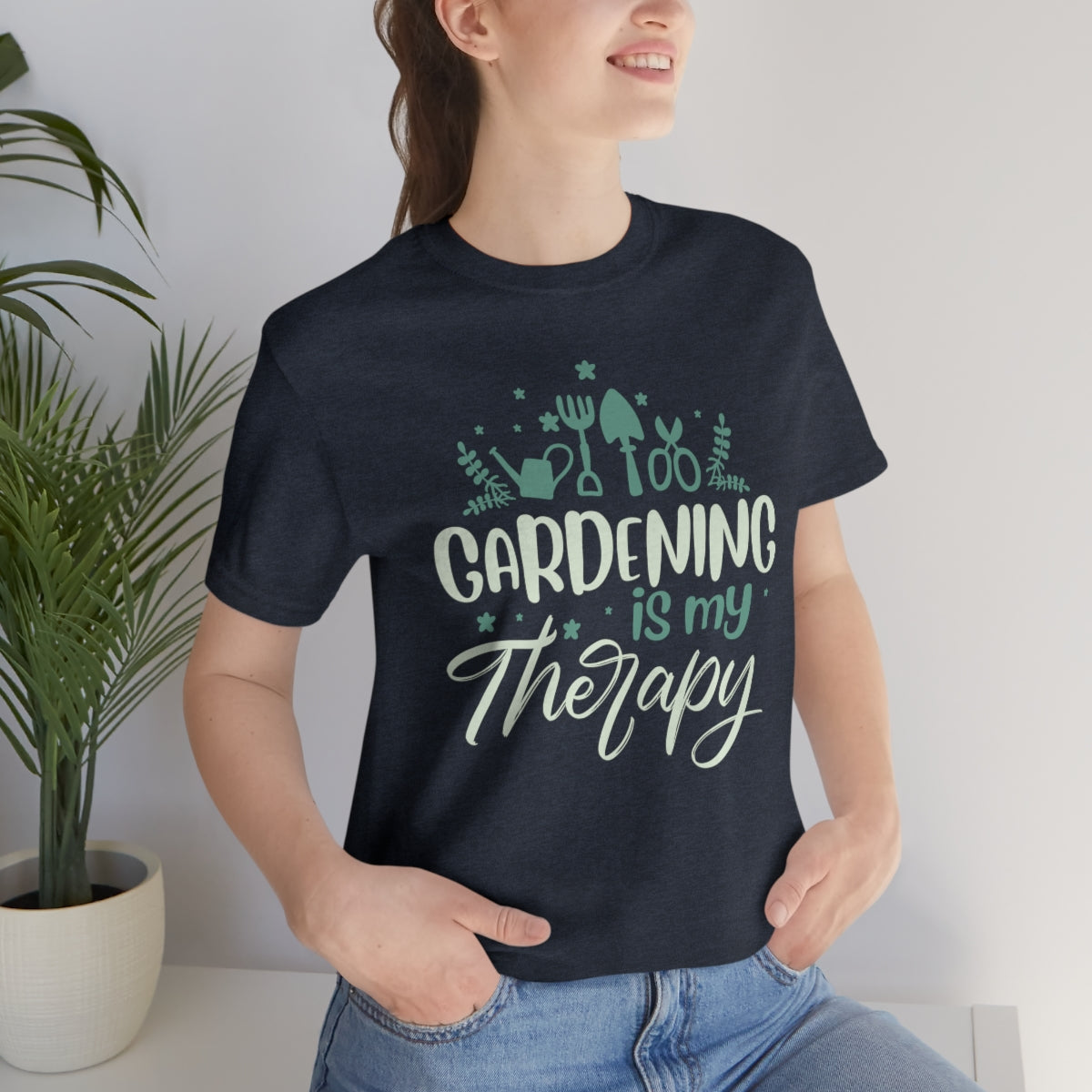 Gardening is My Therapy (Tools) - Unisex T-Shirt
