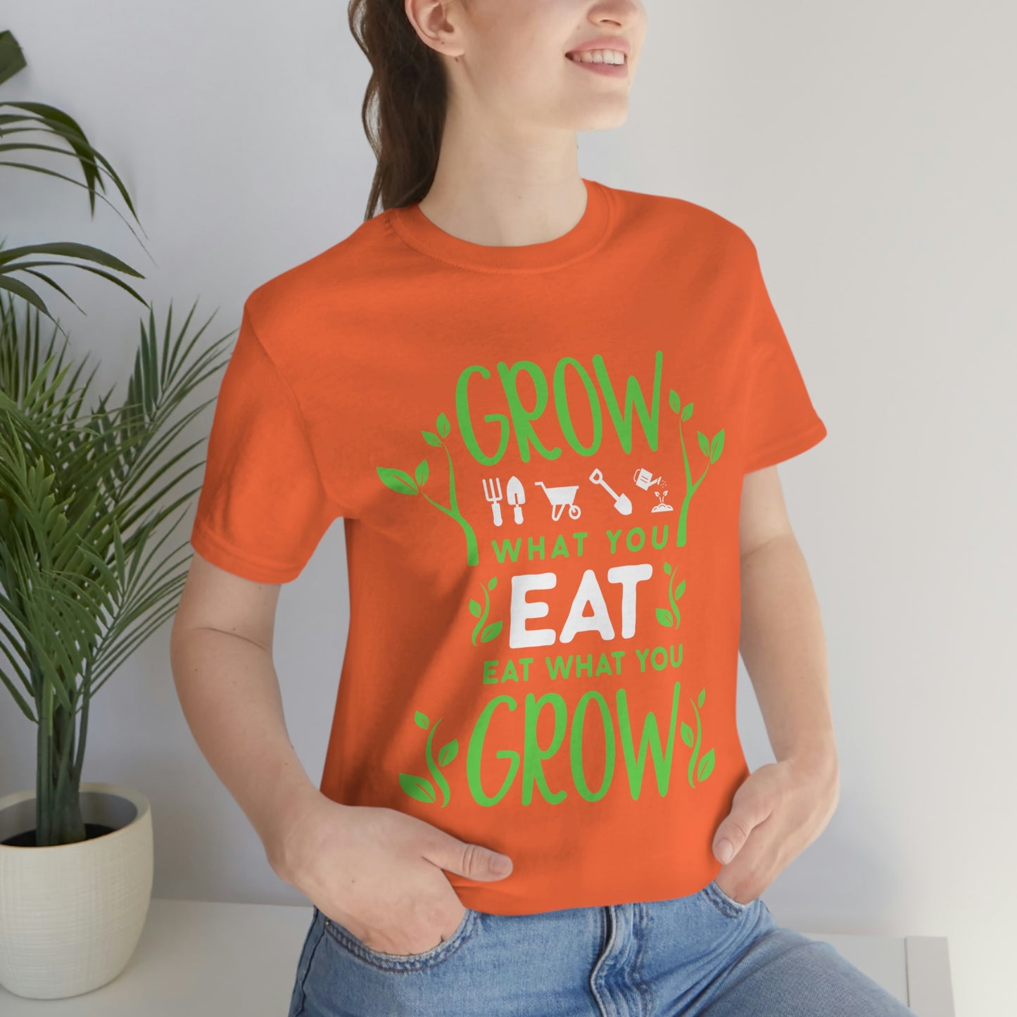 Grow Eat Grow - Unisex Jersey Short Sleeve Tee