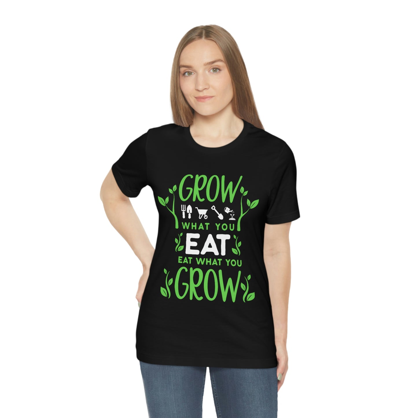 Grow Eat Grow - Unisex Jersey Short Sleeve Tee