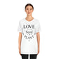 Love is a Seed Plant It - Unisex Jersey Short Sleeve Tee
