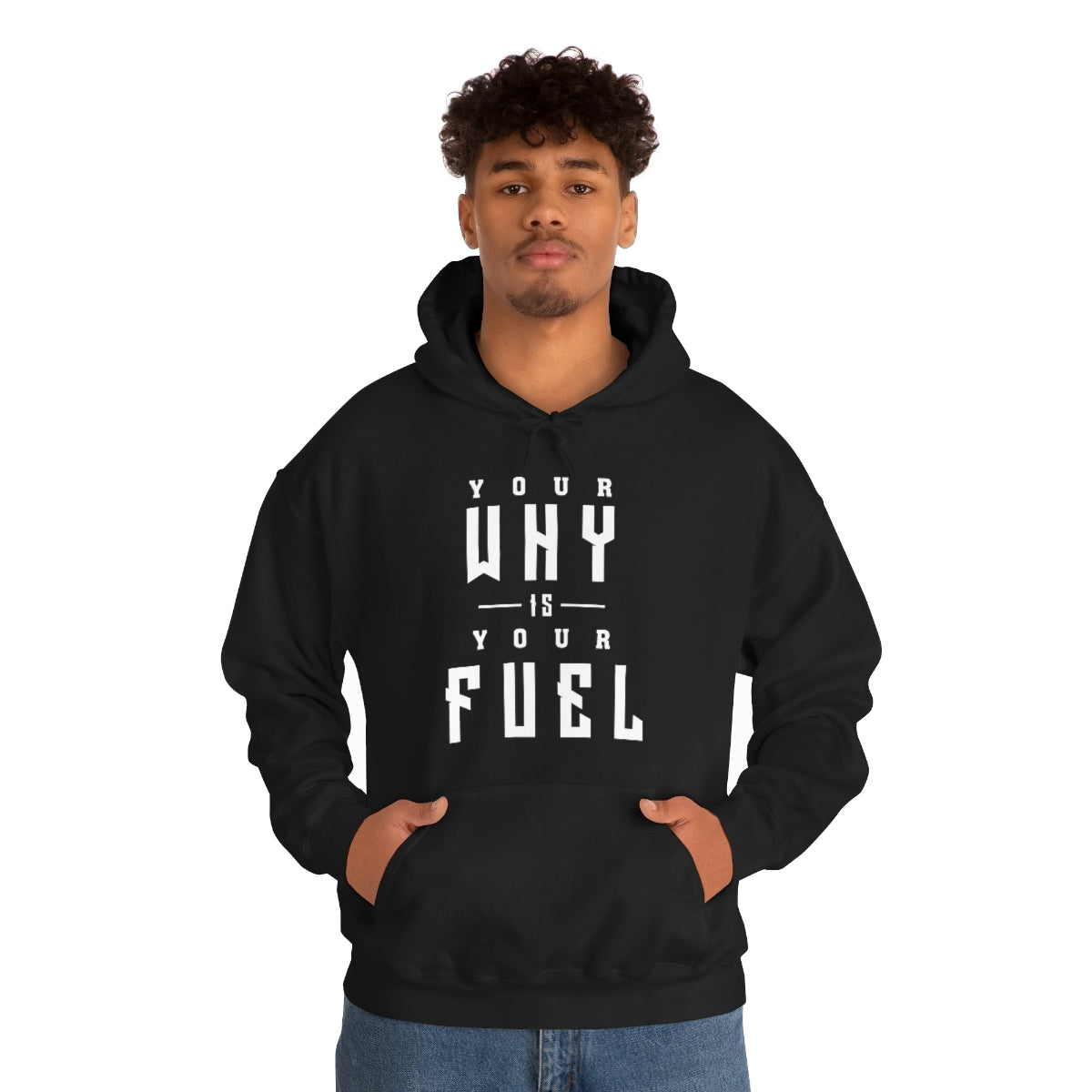 Your Why is Your Fuel - Unisex Heavy Blend™ Hooded Sweatshirt