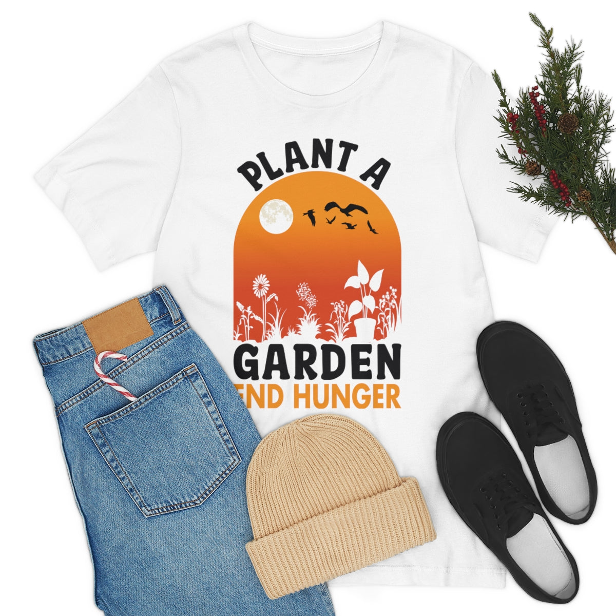 Plant a Garden End Hunger - Unisex T-Shirt