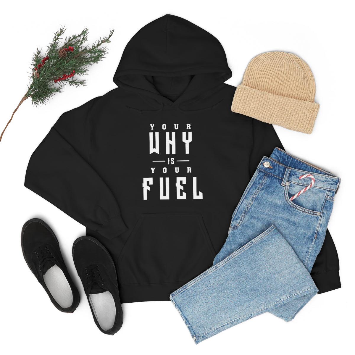 Your Why is Your Fuel - Unisex Heavy Blend™ Hooded Sweatshirt