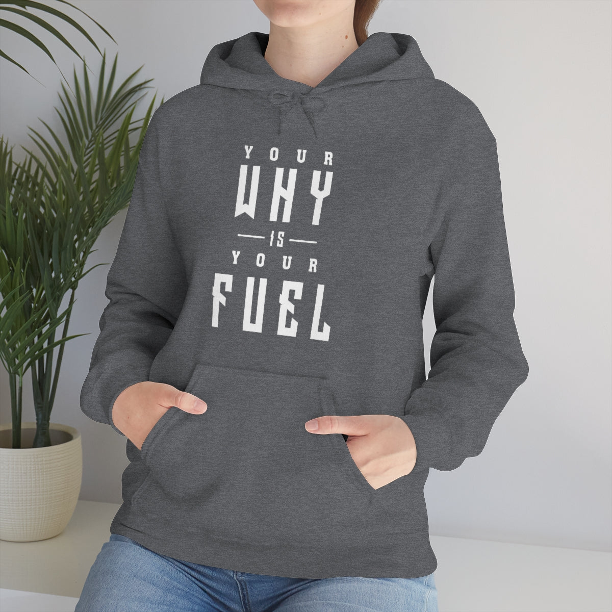 Your Why is Your Fuel - Unisex Heavy Blend™ Hooded Sweatshirt