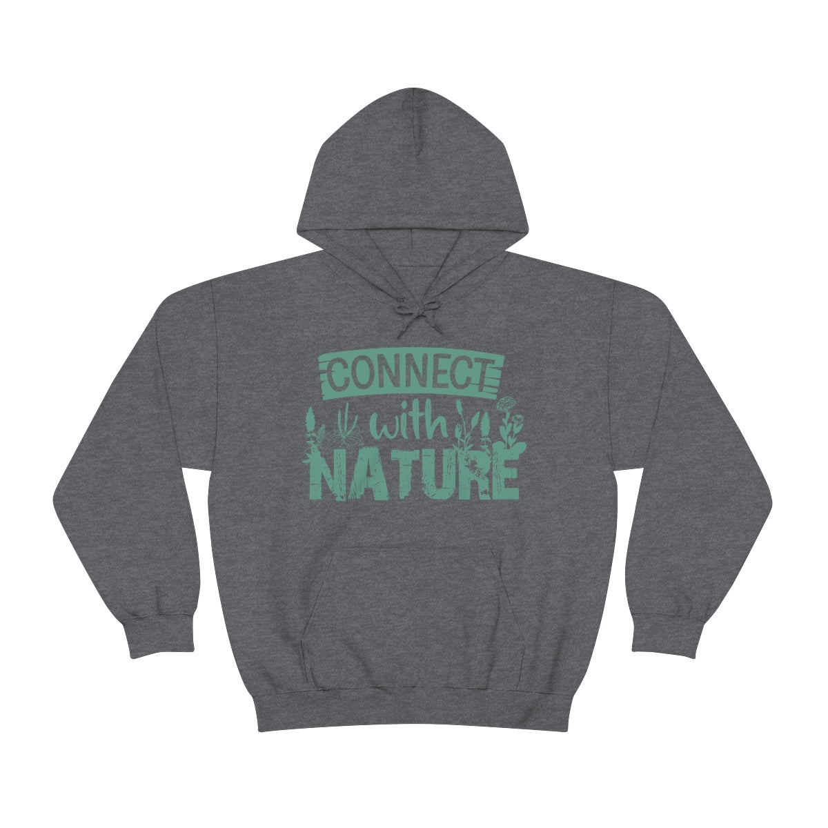 Connect With Nature - Unisex Heavy Blend™ Hooded Sweatshirt