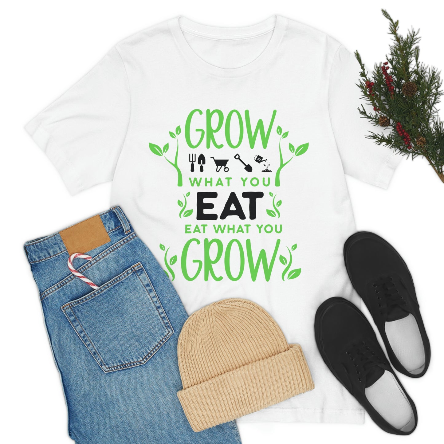 Grow Eat Grow - Unisex Jersey Short Sleeve Tee