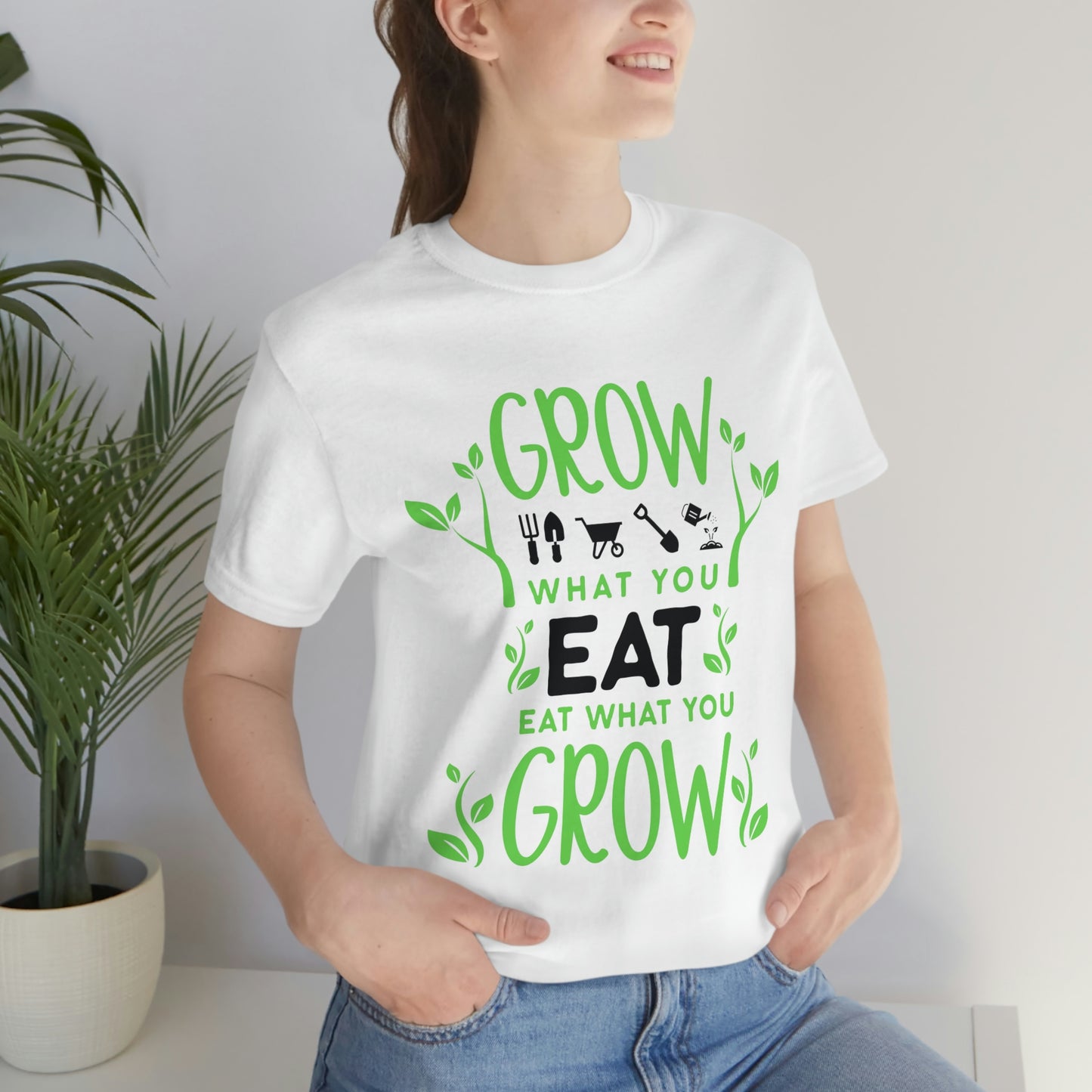 Grow Eat Grow - Unisex Jersey Short Sleeve Tee