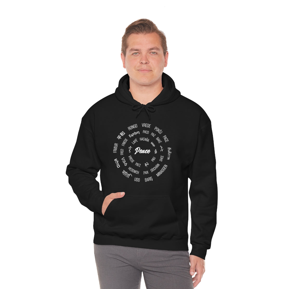 Peace - Unisex Heavy Blend™ Hooded Sweatshirt
