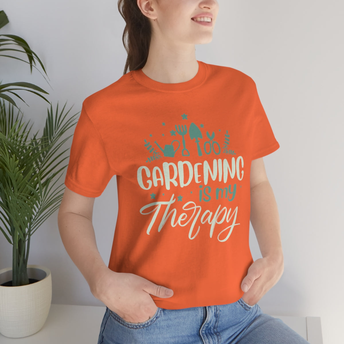 Gardening is My Therapy (Tools) - Unisex T-Shirt