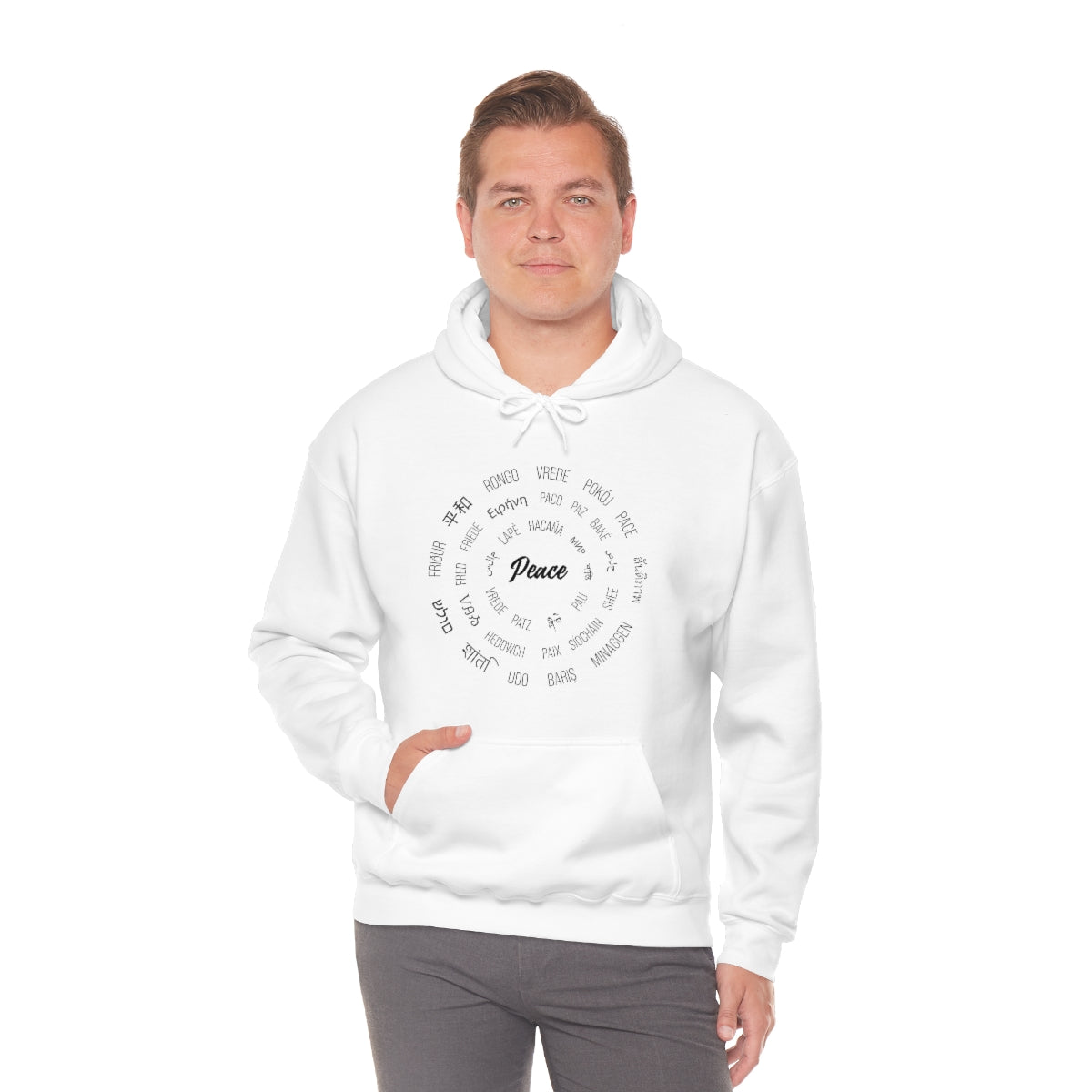 Peace - Unisex Heavy Blend™ Hooded Sweatshirt