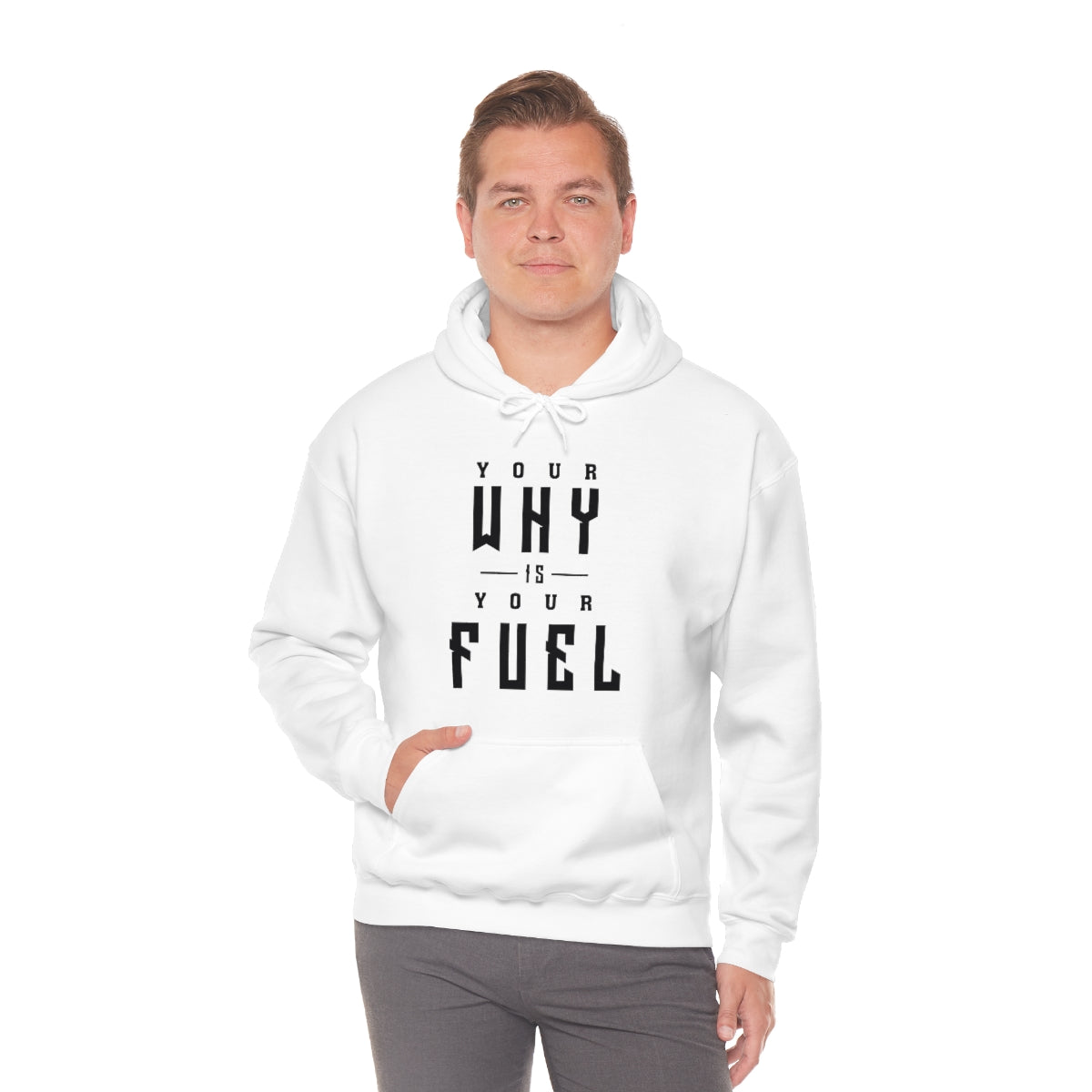 Your Why is Your Fuel - Unisex Heavy Blend™ Hooded Sweatshirt