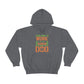 I Just Want To Work In My Garden and Hang Out With My Dog- Unisex Heavy Blend™ Hooded Sweatshirt