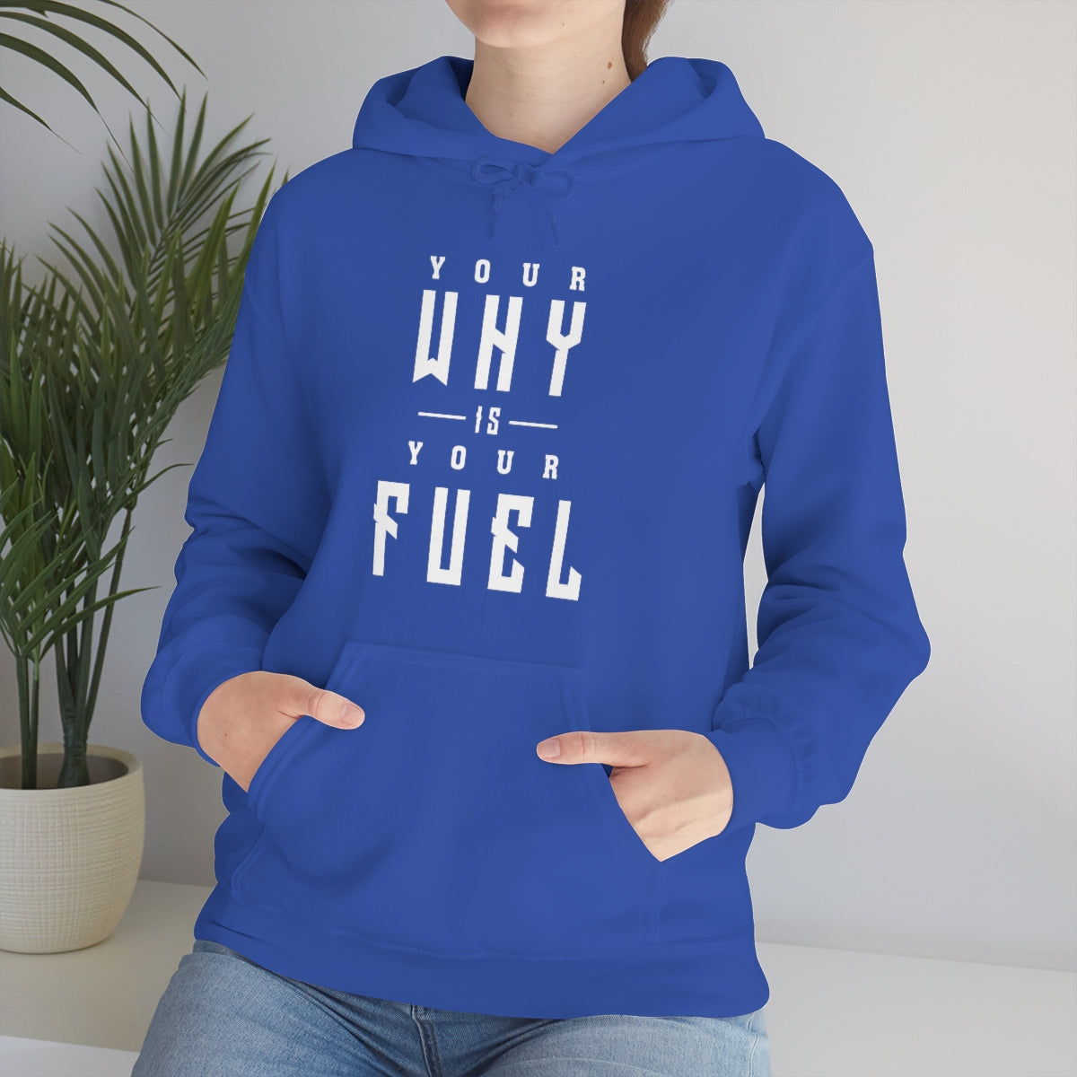 Your Why is Your Fuel - Unisex Heavy Blend™ Hooded Sweatshirt
