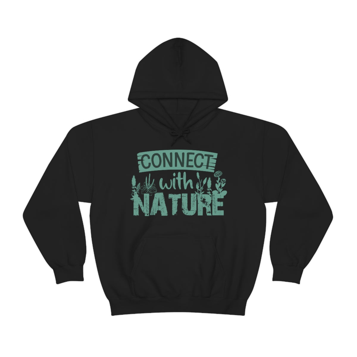 Connect With Nature - Unisex Heavy Blend™ Hooded Sweatshirt