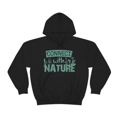 Connect With Nature - Unisex Heavy Blend™ Hooded Sweatshirt