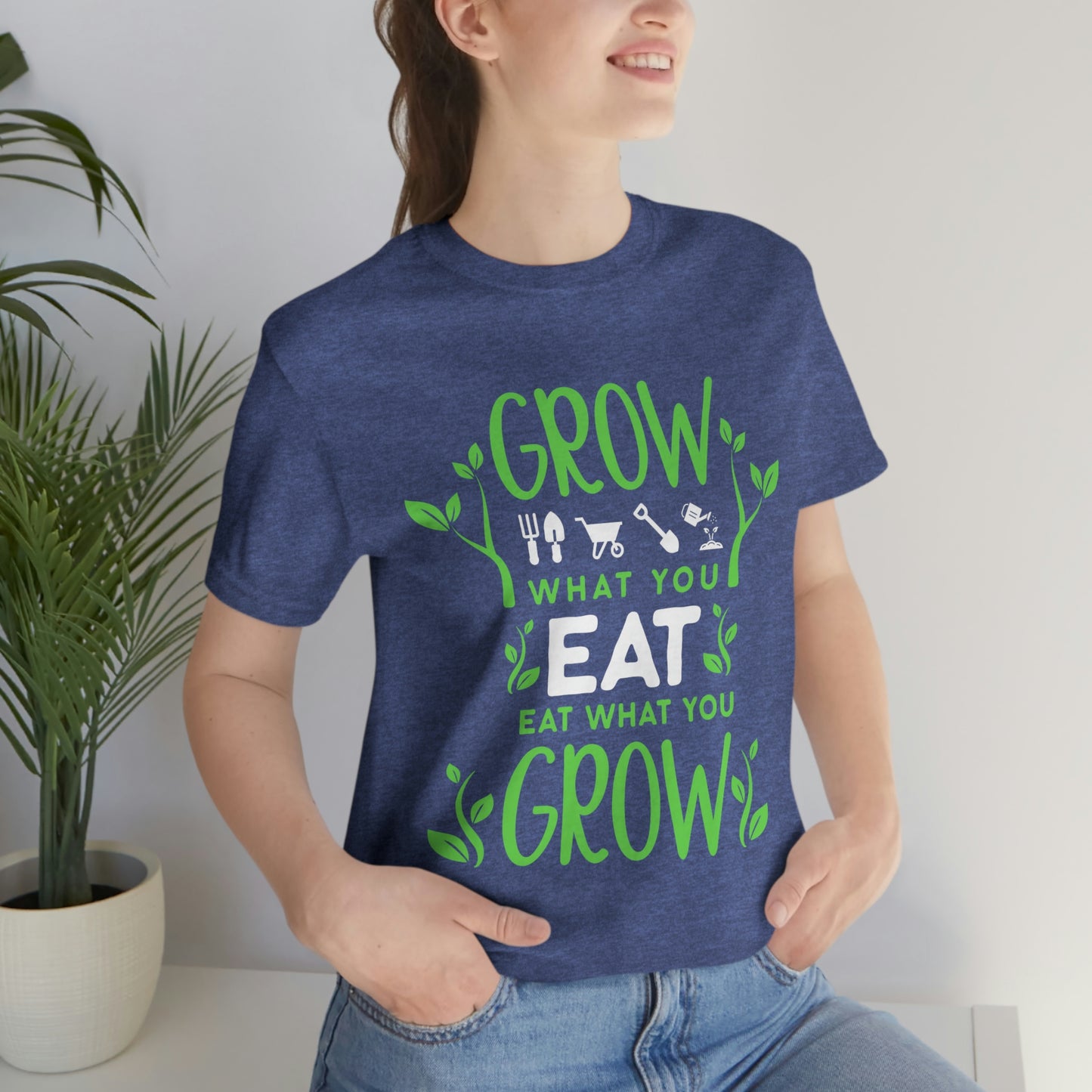 Grow Eat Grow - Unisex Jersey Short Sleeve Tee