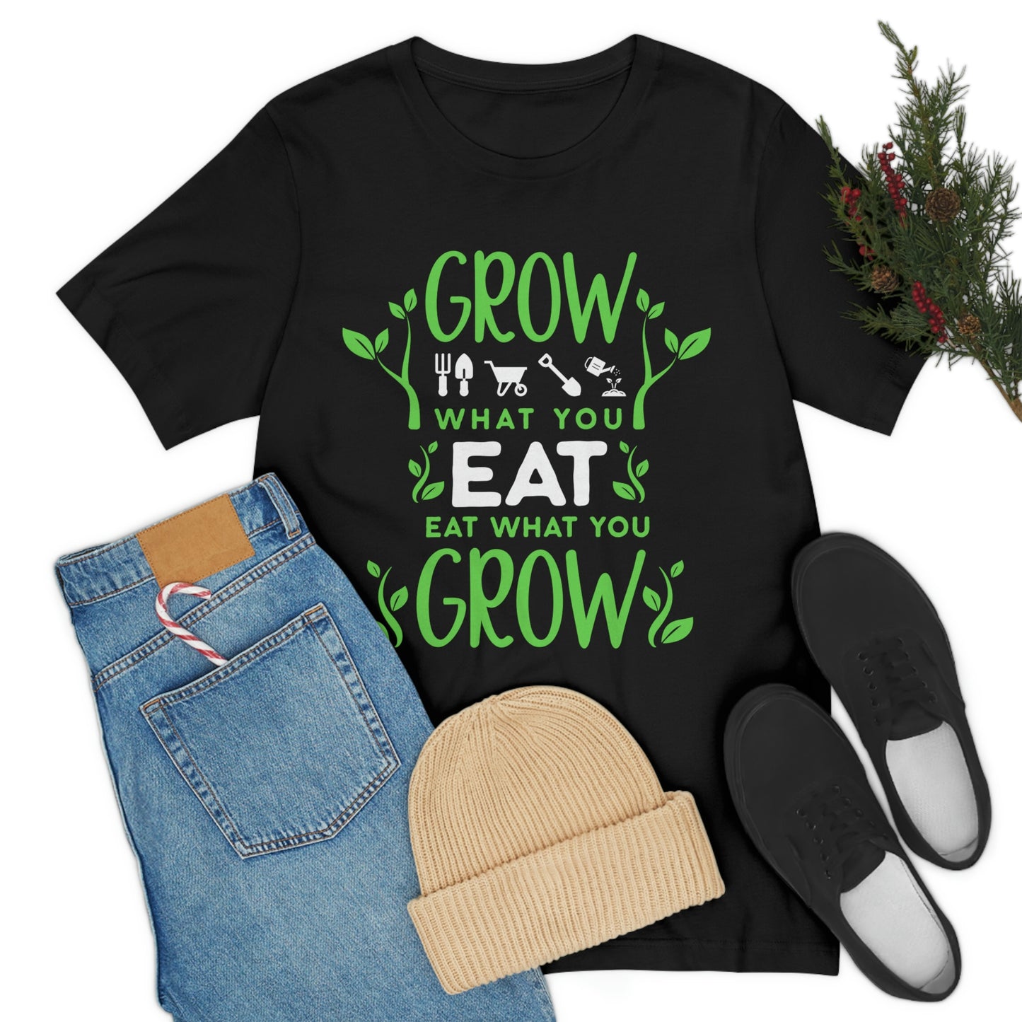 Grow Eat Grow - Unisex Jersey Short Sleeve Tee