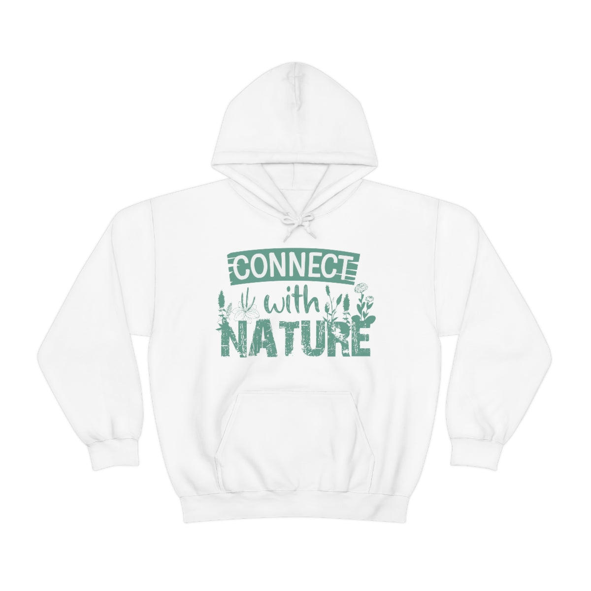 Connect With Nature - Unisex Heavy Blend™ Hooded Sweatshirt