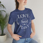Love is a Seed Plant It - Unisex Jersey Short Sleeve Tee