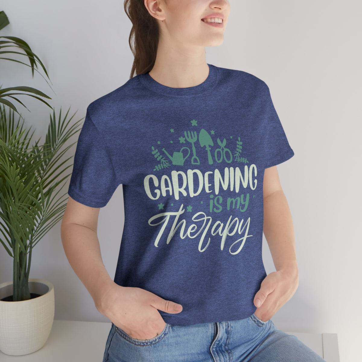 Gardening is My Therapy (Tools) - Unisex T-Shirt