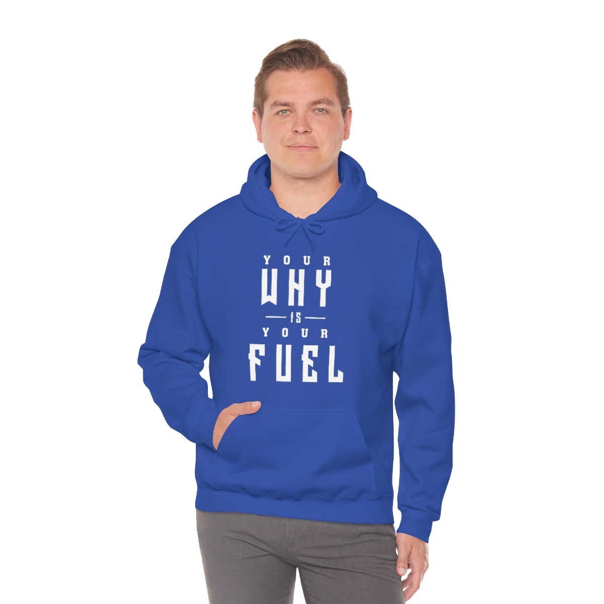 Your Why is Your Fuel - Unisex Heavy Blend™ Hooded Sweatshirt